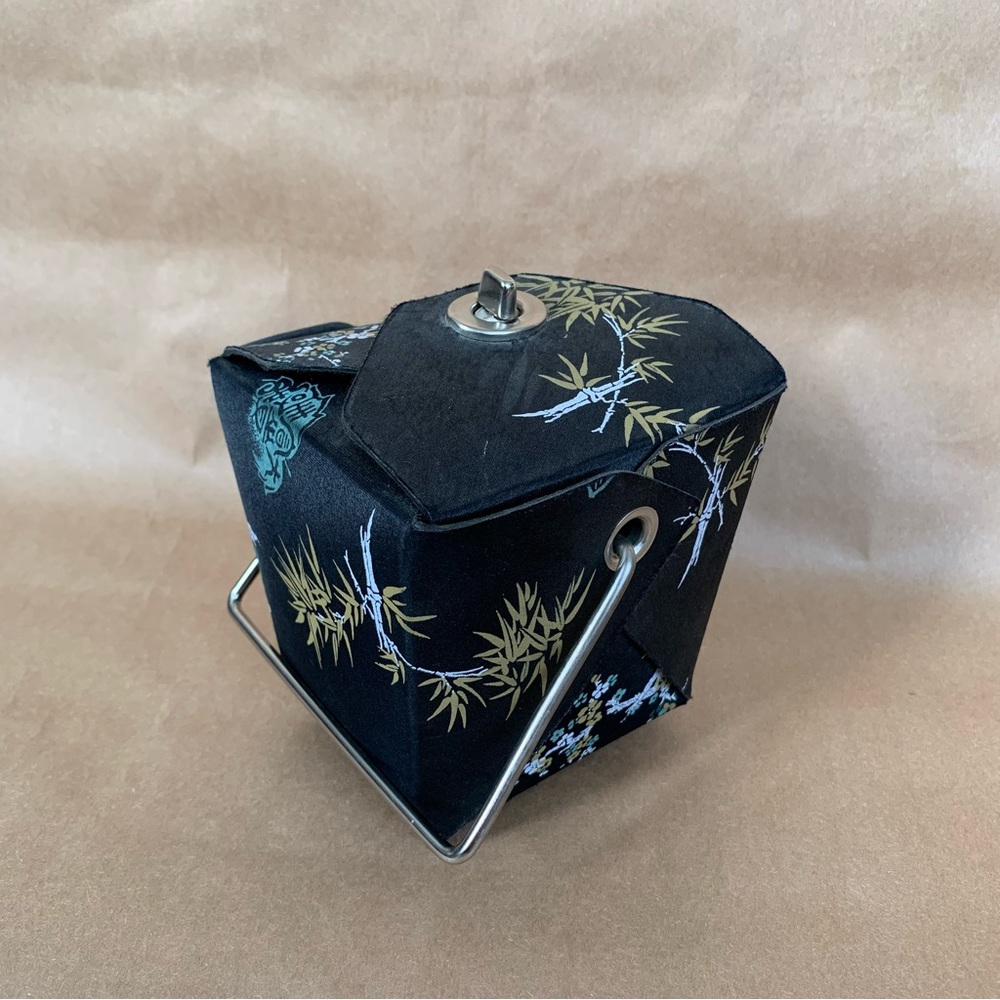 Fabric Take Out Container Box Purse - Picture 2 of 5